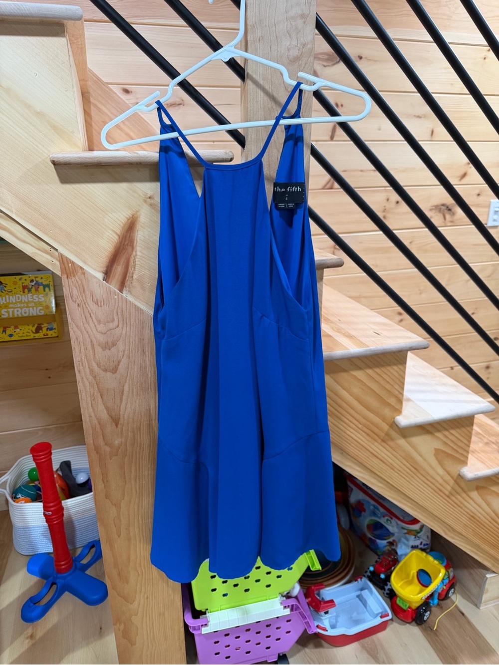 The Fifth Label Electric Blue Mini Slip Dress
